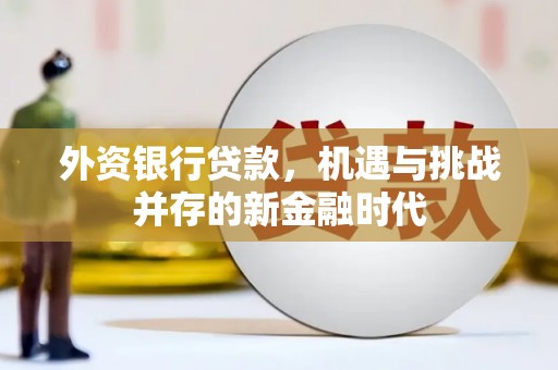 吉隆外资银行贷款，机遇与挑战并存的新金融时代