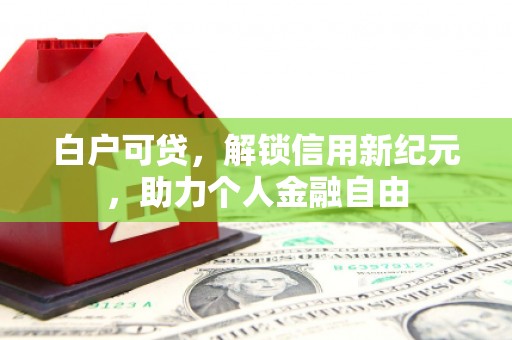 吉隆白户可贷，解锁信用新纪元，助力个人金融自由