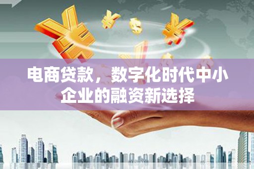 吉隆电商贷款，数字化时代中小企业的融资新选择