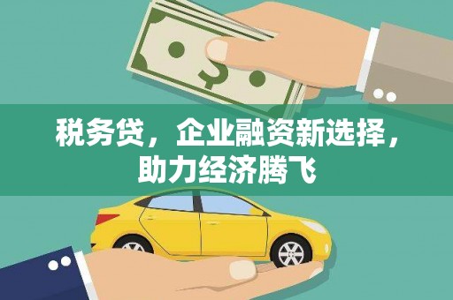 吉隆税务贷，企业融资新选择，助力经济腾飞