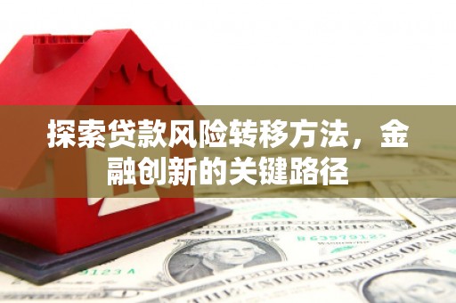 吉隆探索贷款风险转移方法，金融创新的关键路径