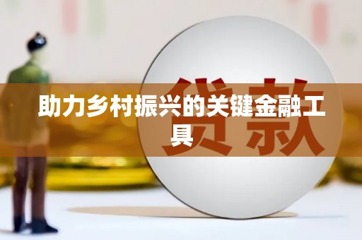 吉隆助力乡村振兴的关键金融工具