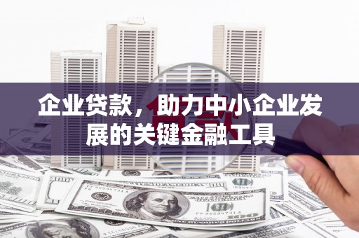 吉隆企业贷款，助力中小企业发展的关键金融工具