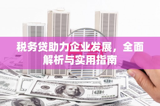 吉隆税务贷助力企业发展，全面解析与实用指南